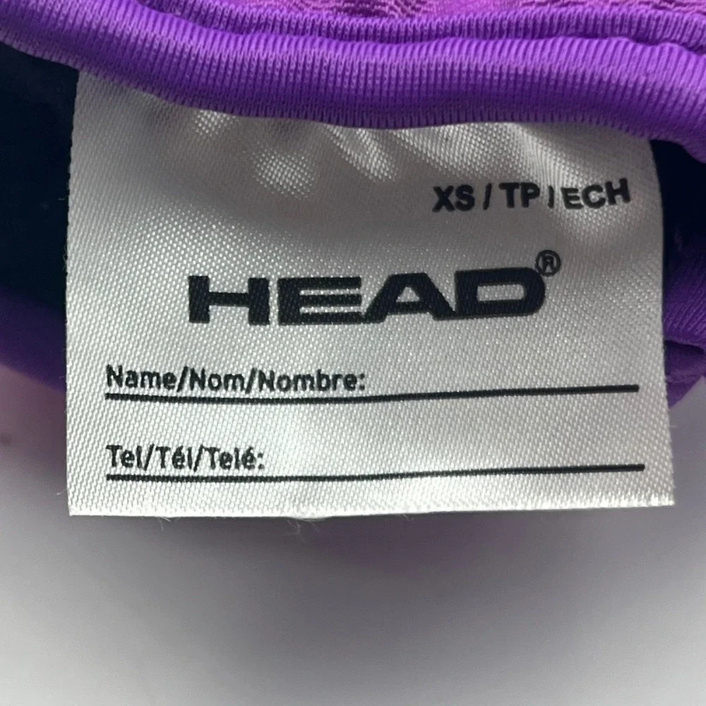 Head Kids Purple Pink Side Zipper Faux Fur Lined Winter‎ Mittens Size XS